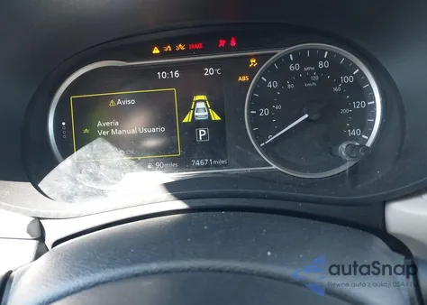 2021 Nissan Versa Sv Xtronic Cvt from USA, damaged, VIN 3N1CN8EV1ML863242